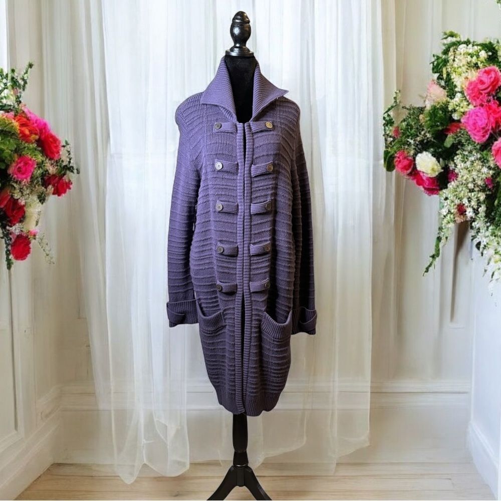Chloe Wool Long Cardigan XS